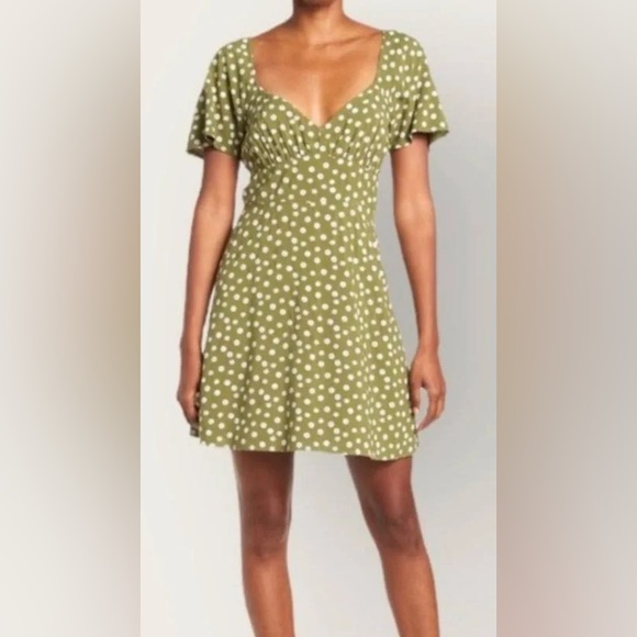 Abound Olive Daisy Skater Dress - Picture 5 of 5